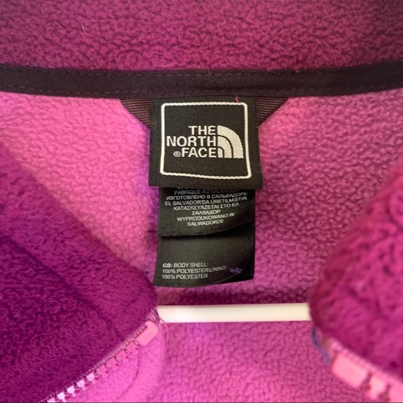 The North Face Khumbu Women’s Fleece Jacket Full Zip Purple size Small - Picture 5 of 12